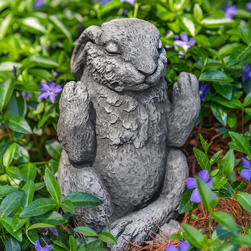 Meditation Bunny Garden Statue - Outdoorartpross