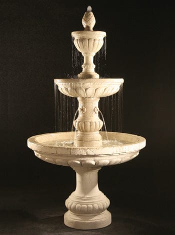 Mediterranean Fountain with Plumbed Spacer - Outdoorartpross