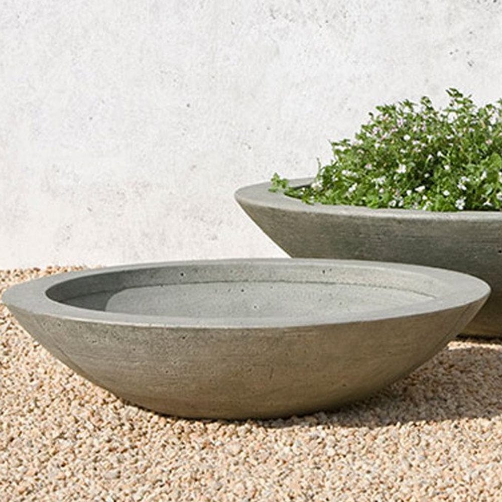 Low Zen Medium Planter Bowl - Set of 2 - Outdoorartpross
