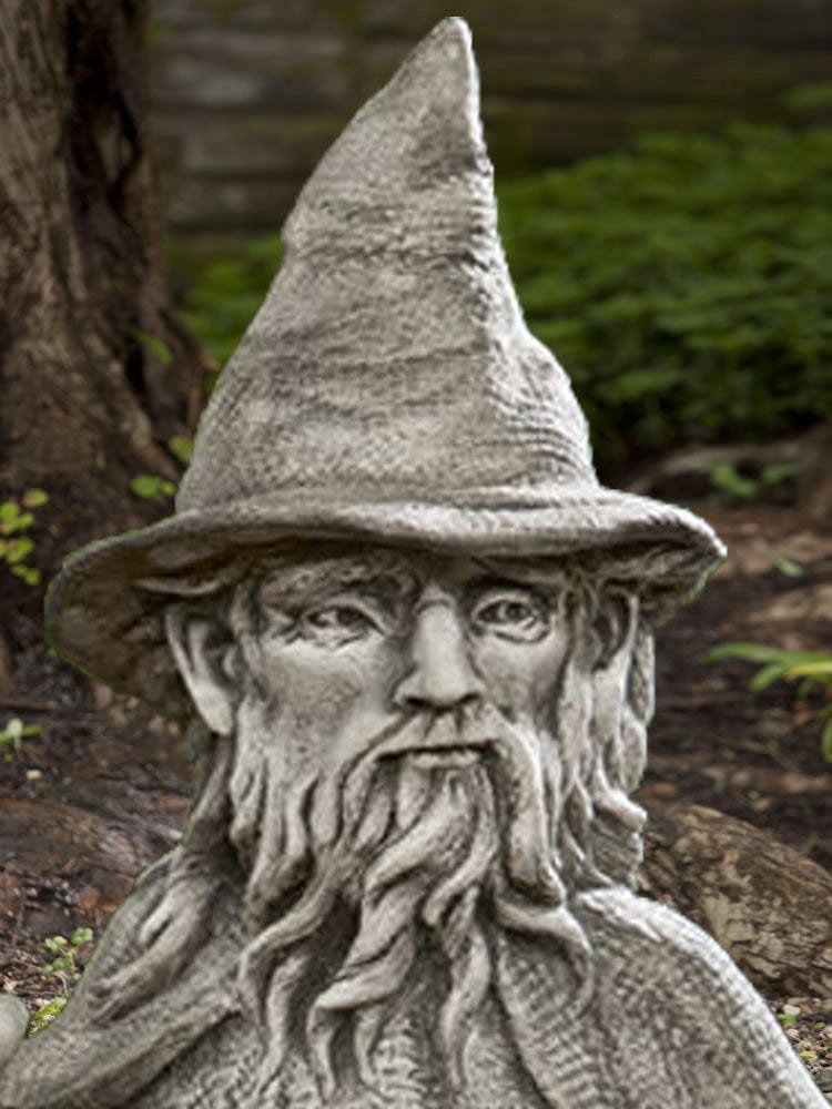 Merlin Cast Stone Garden Statue - Outdoorartpross