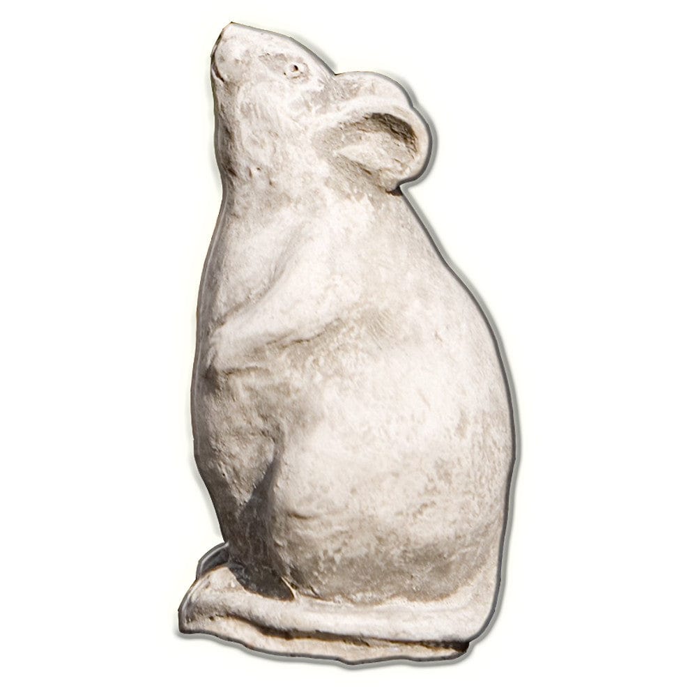 Mousie Cast Stone Garden Statue - Outdoorartpross