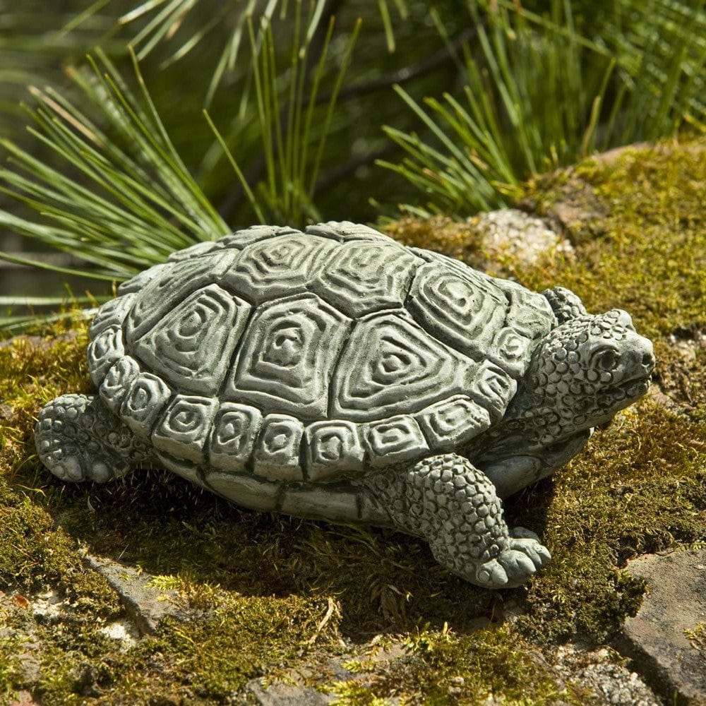 My Pet Turtle Cast Stone Garden Statue - Outdoorartpross