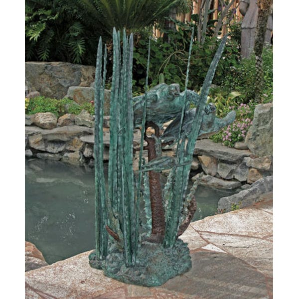 Brass Baron Undersea Turtles Garden Accent and Pool Statuary - Outdoorartpross