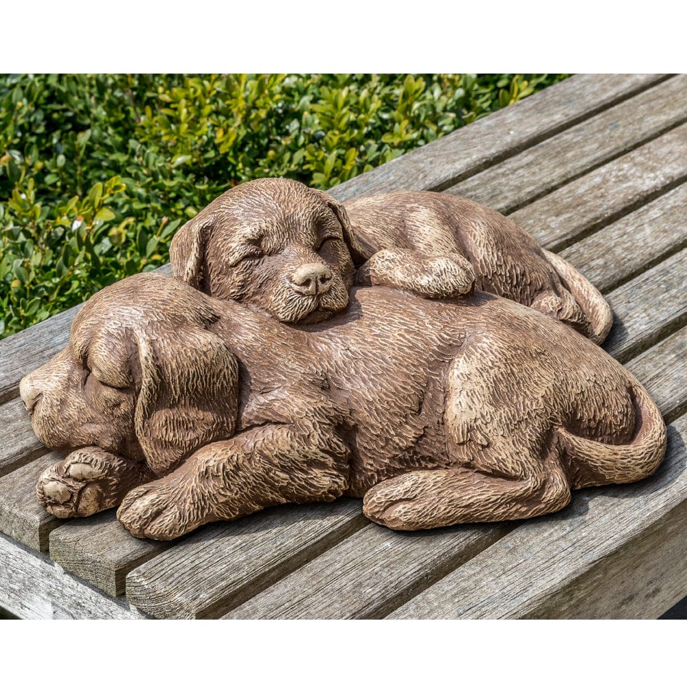 Nap Time Puppies Garden Statue - Outdoorartpross