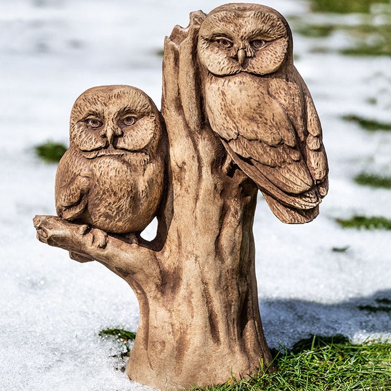 Night Watch Cast Stone Garden Statue - Outdoorartpross