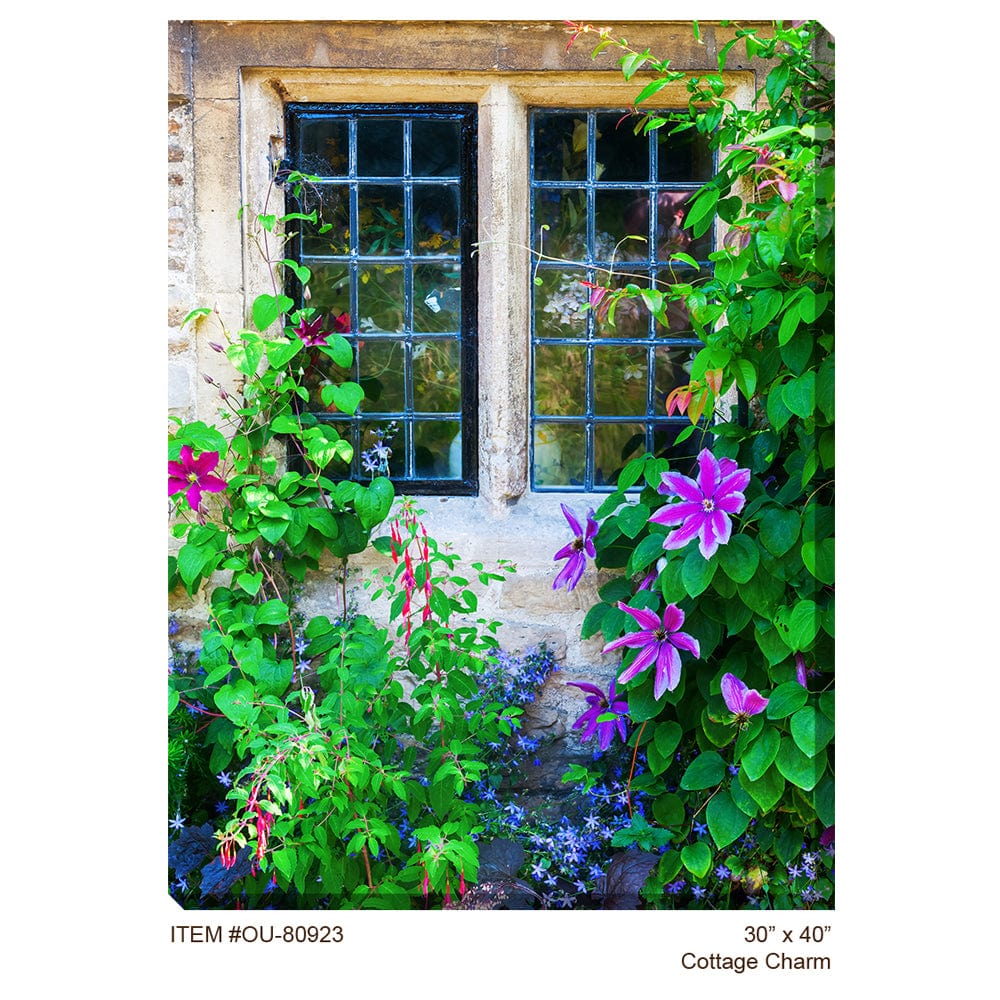 Cottage Charm Outdoor Canvas Art - Outdoorartpross