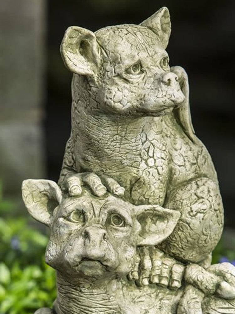 On The Lookout Cast Stone Garden Statue - Outdoorartpross