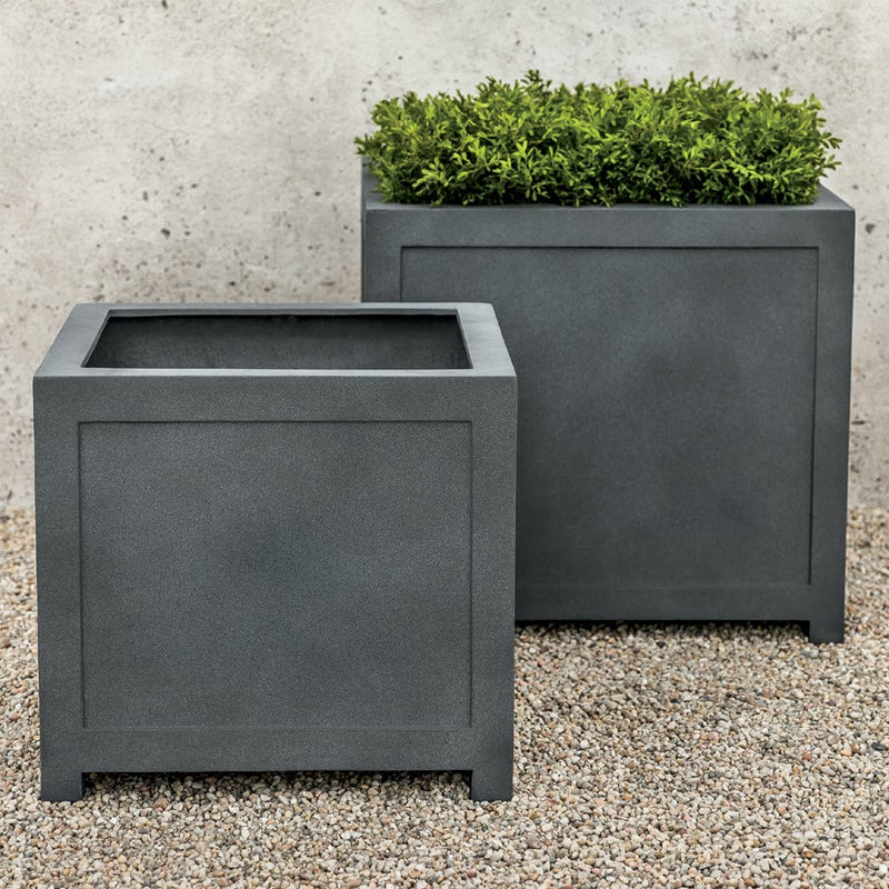 Oxford Square Planter in English Lead Lite - Outdoorartpross