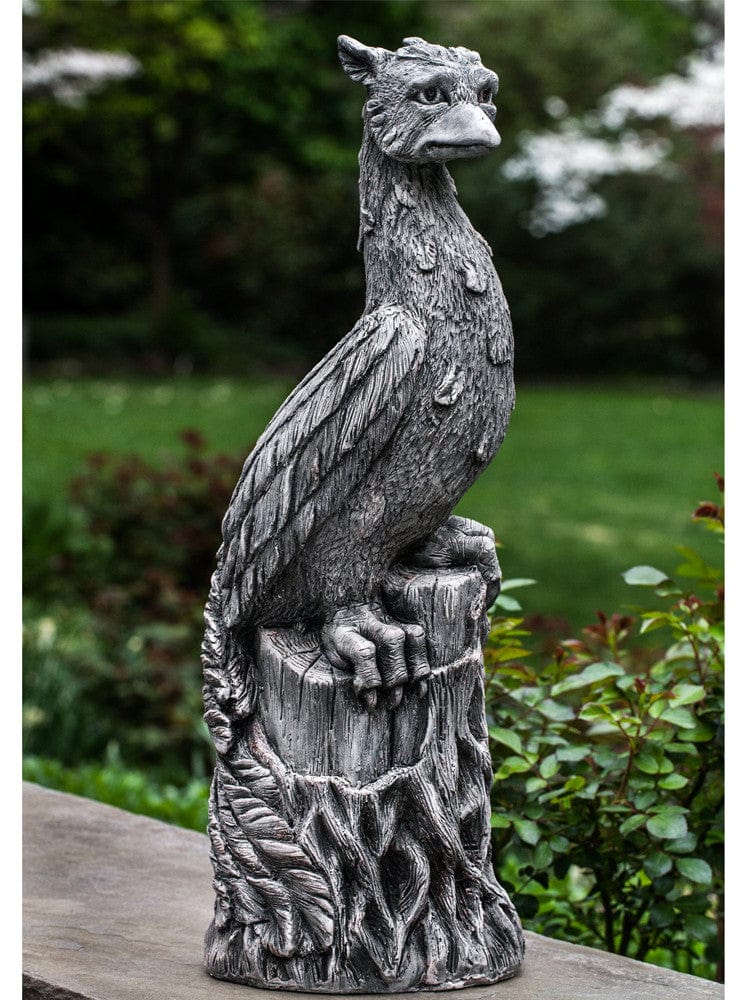 Phoenix Cast Stone Garden Statue - Outdoorartpross