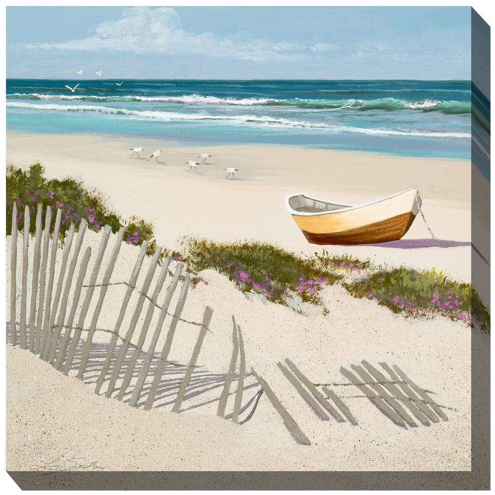 Rickety Fence Outdoor Canvas Art - Outdoorartpross