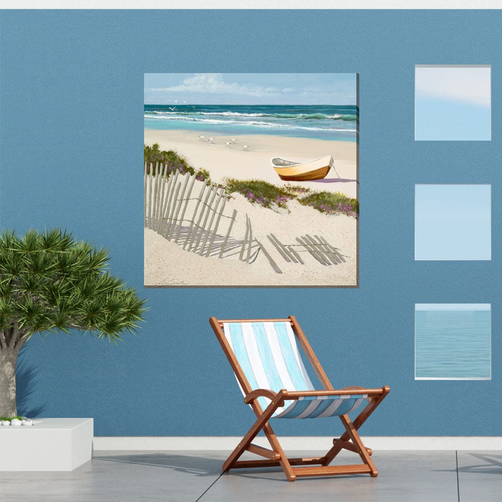 Rickety Fence Outdoor Canvas Art - Outdoorartpross