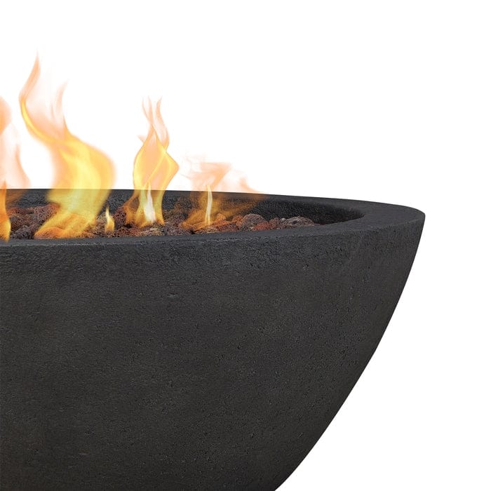 Propane Fire Bowl with Natural Gas Conversion Kit in Shale Outdoorartpross