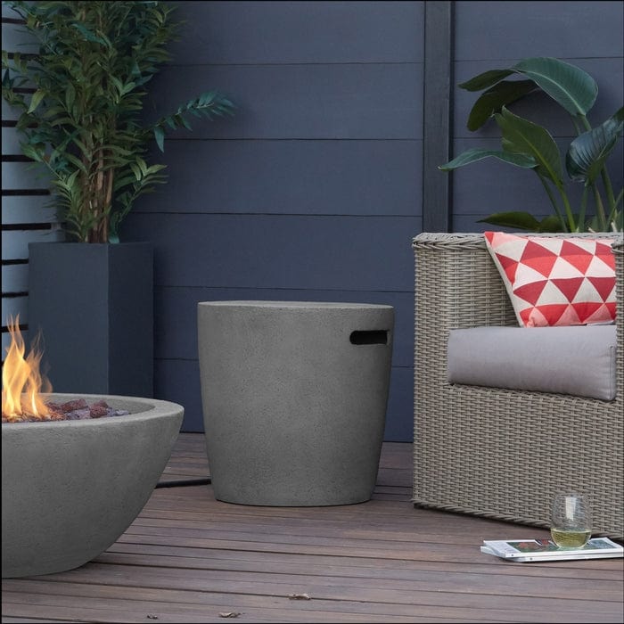 Riverside Propane Tank Cover in Glacier Gray - Outdoorartpross