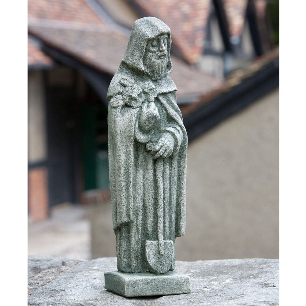 Saint Fiacre Small Garden Statue - Outdoorartpross