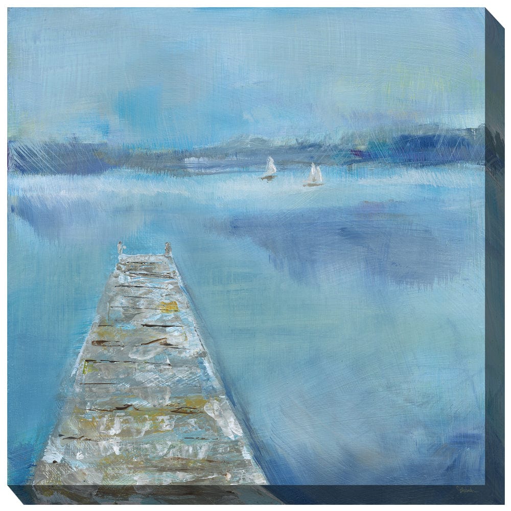 Shakey Dock Outdoor Canvas Art - Outdoorartpross