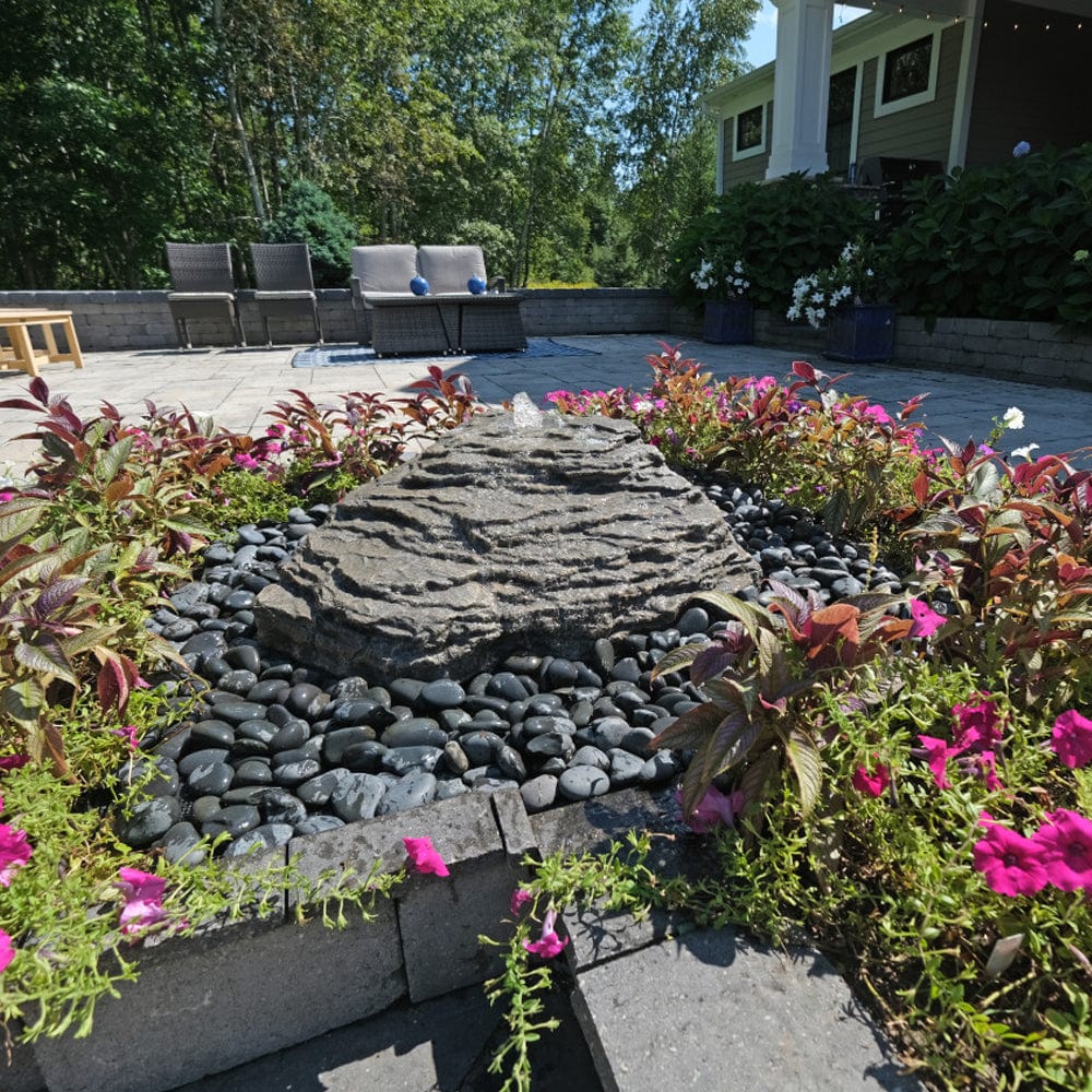 Slate River Falls Stone Fountain - Outdoorartpross