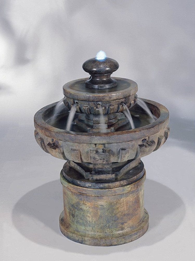 Small Regal Tier Modern Garden Fountain- Outdoorartpross