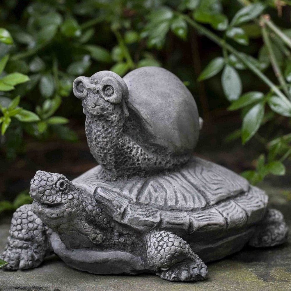 Snail Express Cast Stone Garden Statue - Outdoorartpross