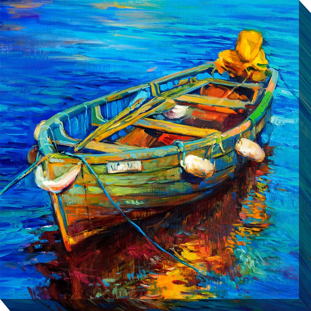 Spiros Skiff Outdoor Canvas Art - Outdoorartpross