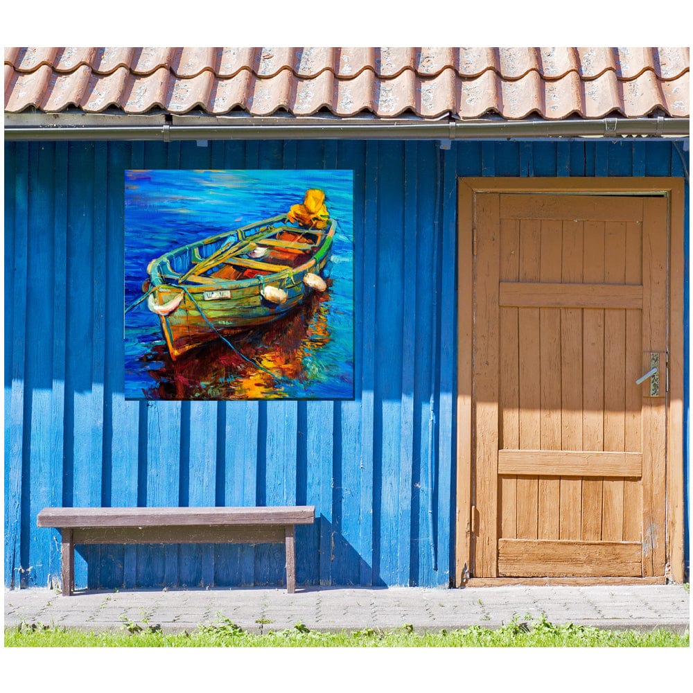Spiros Skiff Outdoor Canvas Art - Outdoorartpross