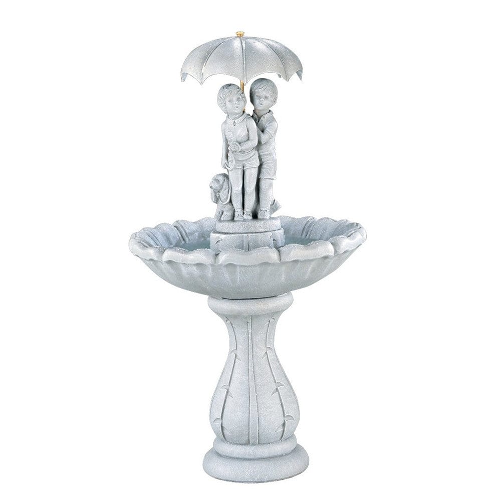 Summer Showers Pedestal Garden Fountain - Outdoorartpross