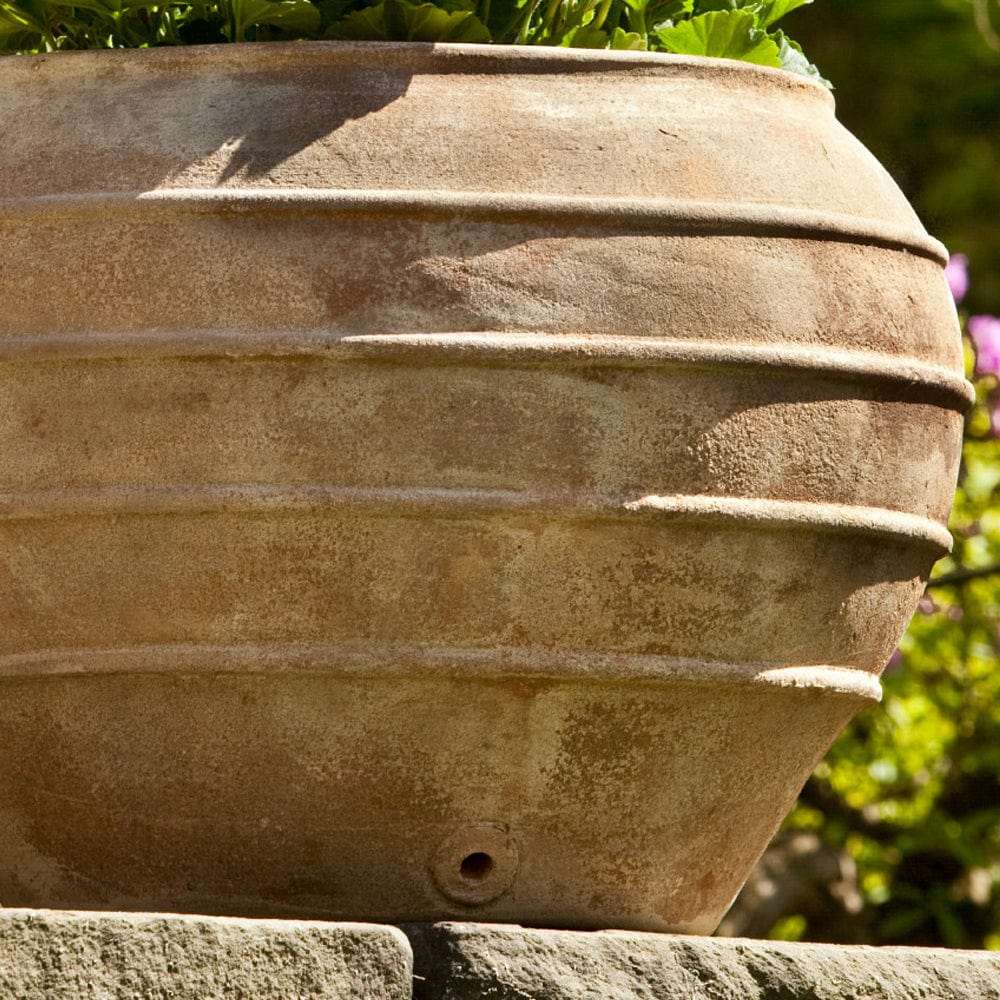 Thea Planter in Antico Terra Cotta - Outdoorartpross