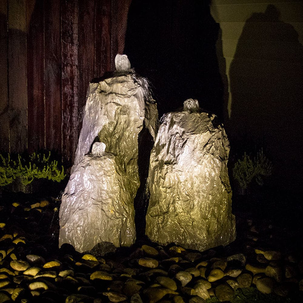 Triple Matterhorn Outdoor Fountain Rock - Outdoorartpross