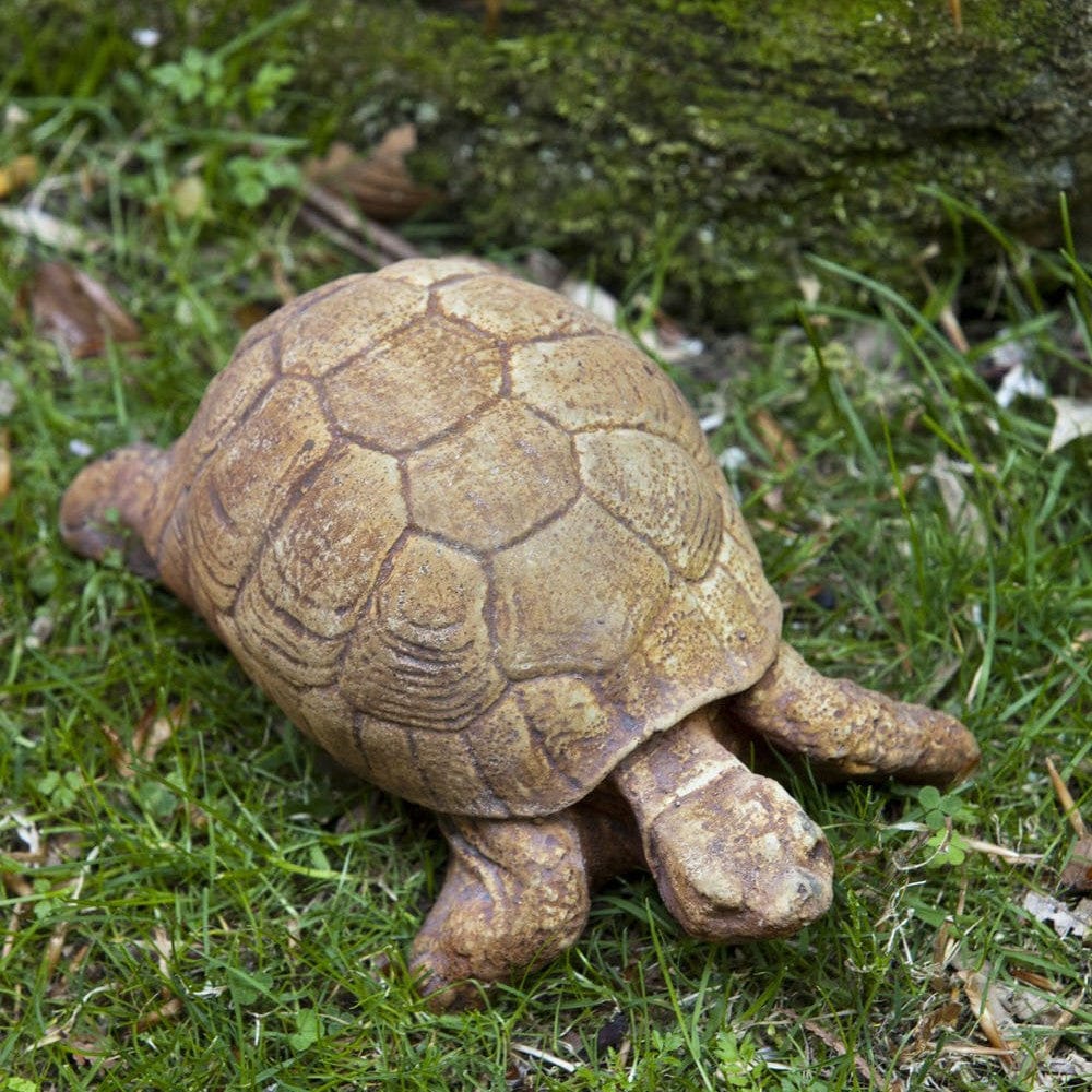 Turtle Cast Stone Garden Statue - Outdoorartpross