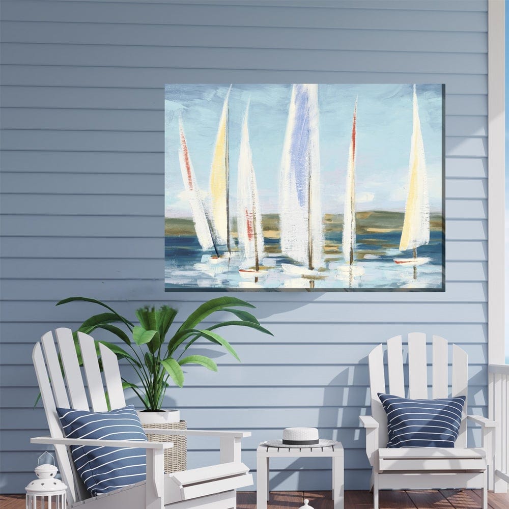 Wind in the Sails Outdoor Canvas Art - Outdoorartpross