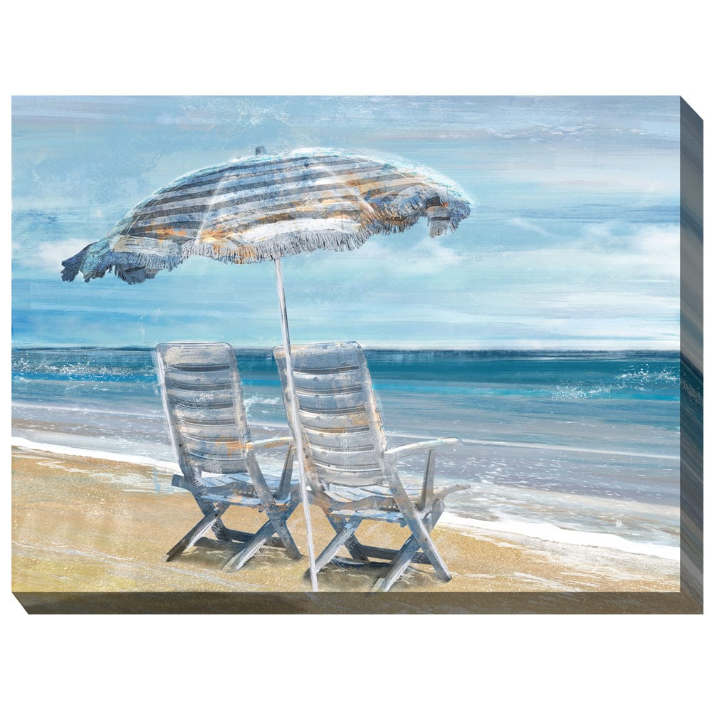Waters Edge Outdoor Canvas Art - Outdoorartpross