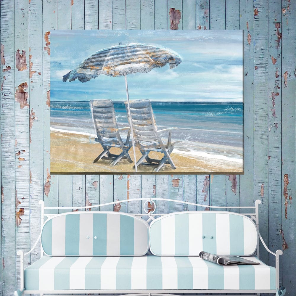 Waters Edge Outdoor Canvas Art - Outdoorartpross