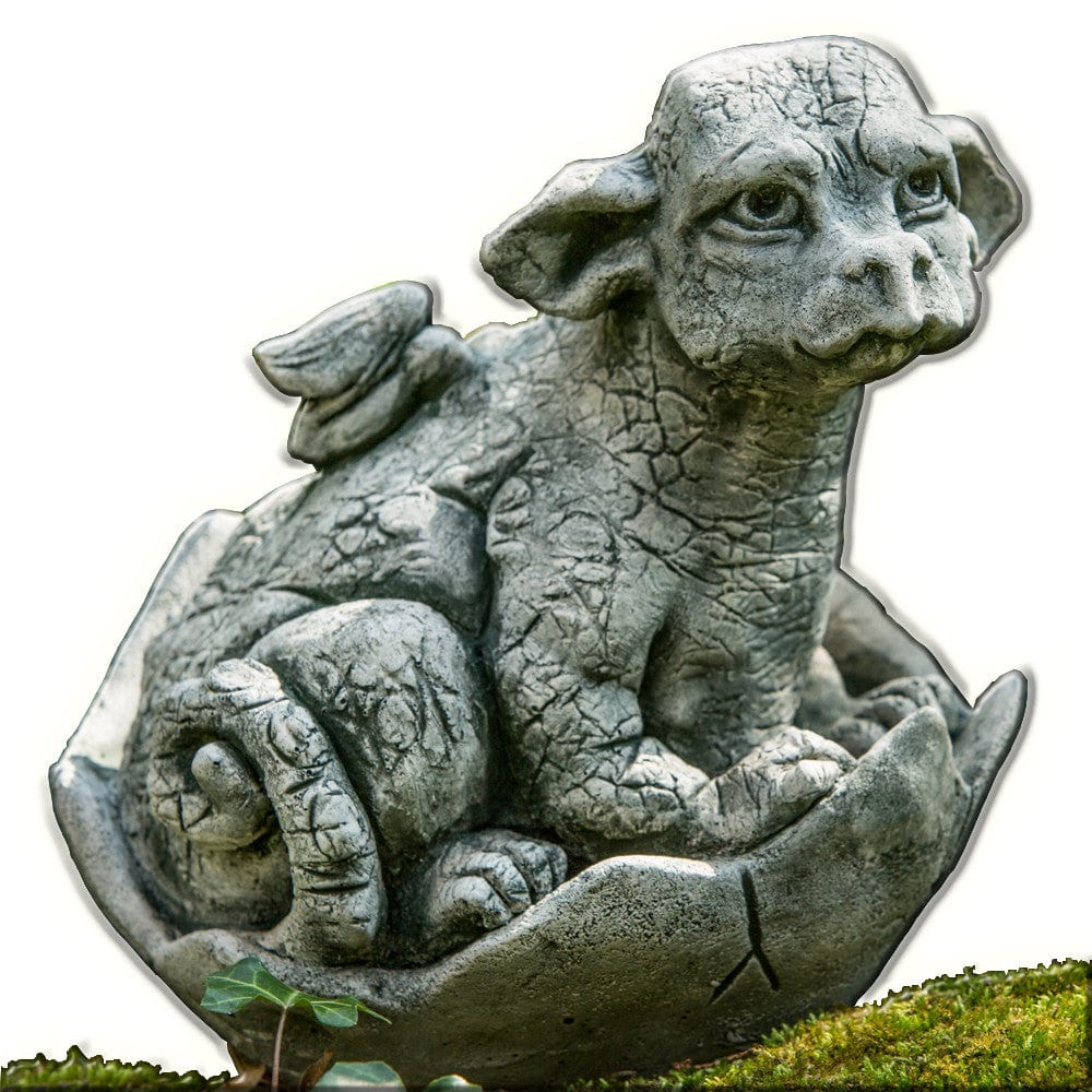 Whimper Cast Stone Garden Statue - Outdoorartpross