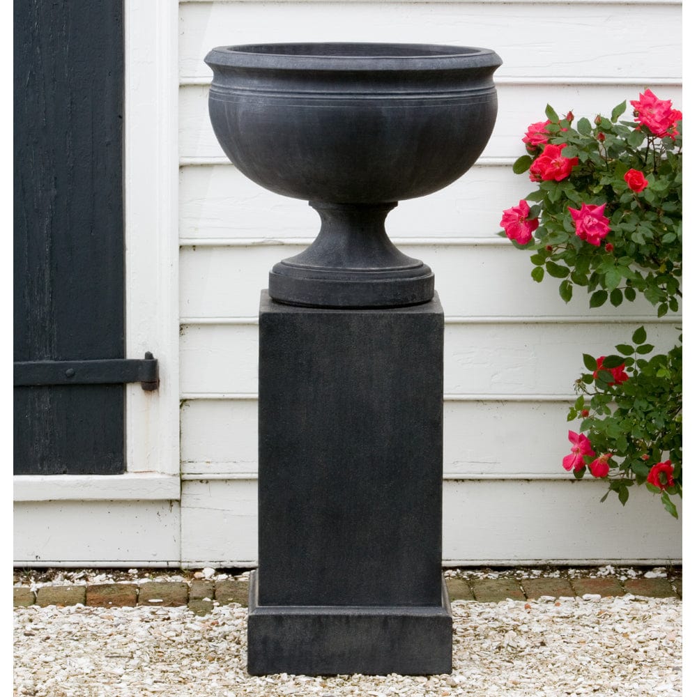 Williamsburg Plantation Urn on Classic Tall Pedestal - Outdoorartpross