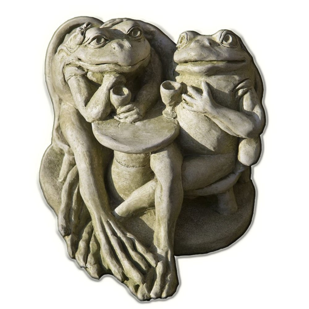 Wine Time Cast Stone Garden Statue - Outdoorartpross