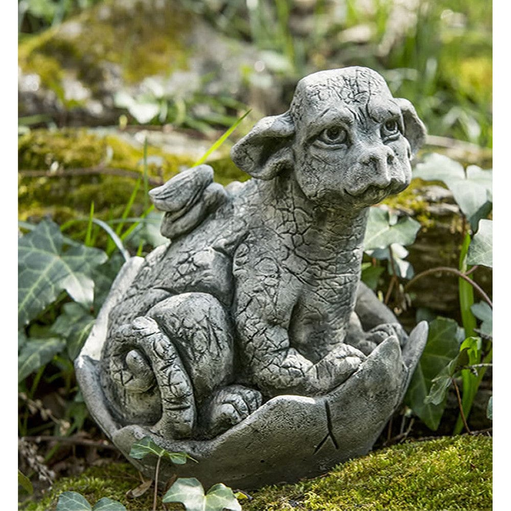 Whimper Cast Stone Garden Statue - Outdoorartpross