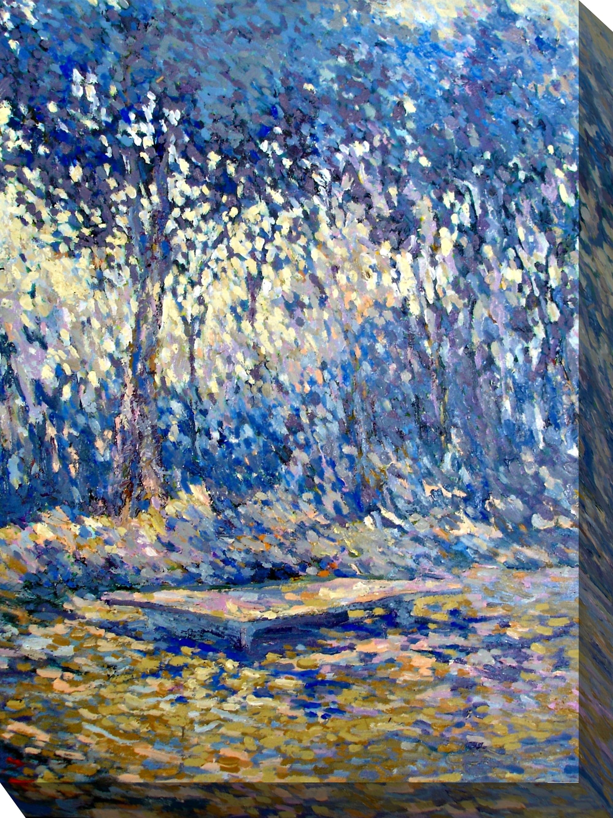 River Blue Outdoor Canvass Art - Outdoorartpross